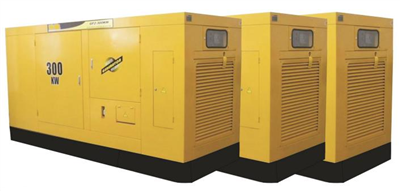 Vatten-kyld tyst dieselgeneratorset